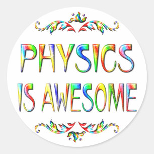 Physik ist Phantastisch Runder Aufkleber