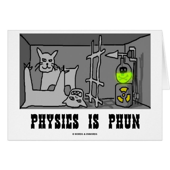 Physik ist Phun (Spaß) (Schrödingers Katze (Vorderseite (Horizontal))