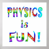 Physik ist Spaß Poster (Vorne)