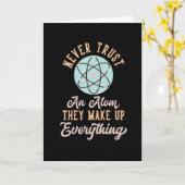 Physik Joke Atoms Physiker Redewendungen Wissensch Karte (Gelbe Blume)