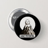 Physik Joke - Ich habe potenzielle Rock Mountain S Button (Vorne & Hinten)