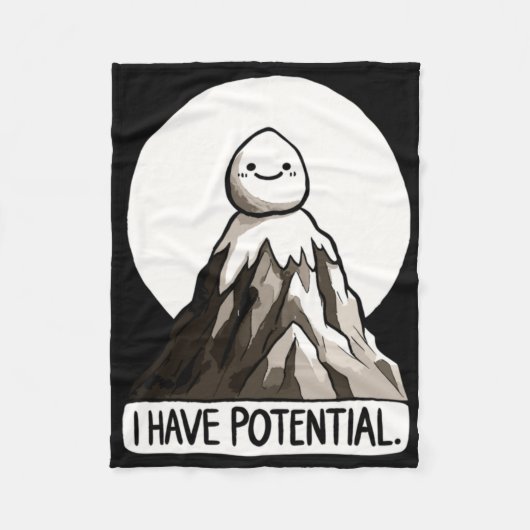 Physik Joke - Ich habe potenzielle Rock Mountain S Fleecedecke (Vorderseite)