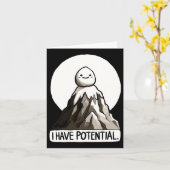 Physik Joke - Ich habe potenzielle Rock Mountain S Karte (Gelbe Blume)