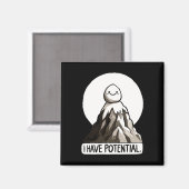 Physik Joke - Ich habe potenzielle Rock Mountain S Magnet (Vorderseite/Rückseite)