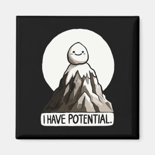 Physik Joke - Ich habe potenzielle Rock Mountain S Magnet