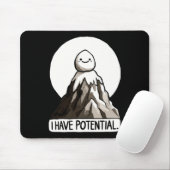 Physik Joke - Ich habe potenzielle Rock Mountain S Mousepad (Mit Mouse)