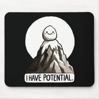Physik Joke - Ich habe potenzielle Rock Mountain S Mousepad