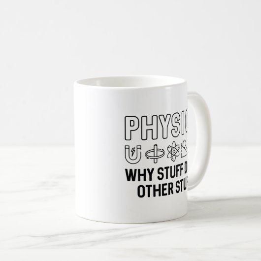 Physik Kaffeetasse (VorderseiteRechts)