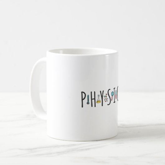 Physik Kaffeetasse (Vorderseite Links)