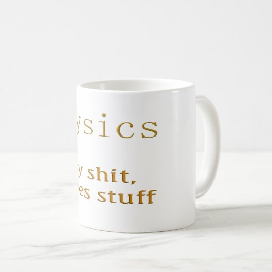 Physik Kaffeetasse (VorderseiteRechts)