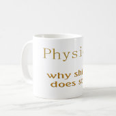Physik Kaffeetasse (Vorderseite Links)