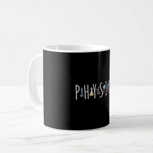 Physik Kaffeetasse (Vorderseite Links)