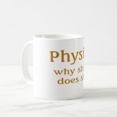 Physik Kaffeetasse (Vorderseite Links)
