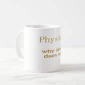 Physik Kaffeetasse (Vorderseite Links)