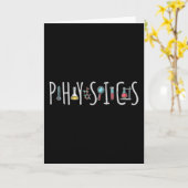 Physik Karte (Gelbe Blume)