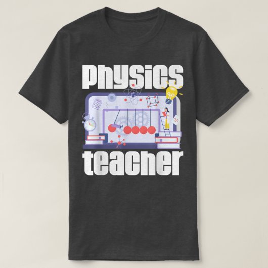 Physik Lehrer Quantenmechanik Physik T-Shirt (Design vorne)