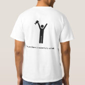 Physik lockert generischen T - Shirt auf (Rückseite)