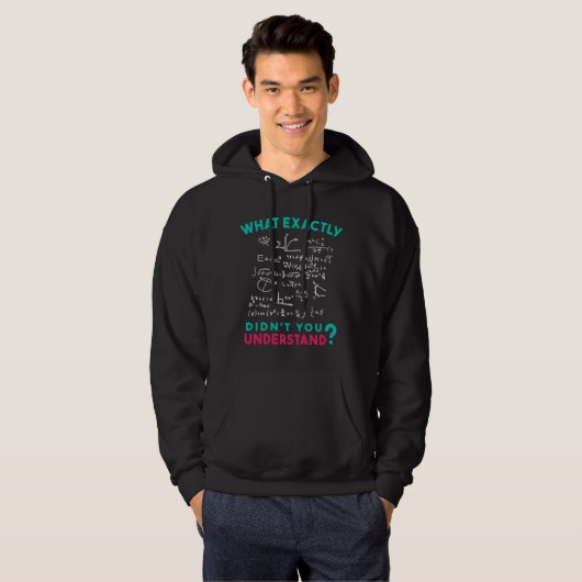 Physik Math Formel Joke Hoodie (Vorne ganz)