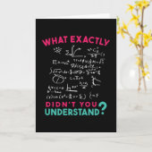 Physik Math Formel Joke Karte (Gelbe Blume)