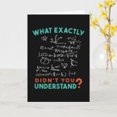 Physik Math Formel Joke Karte (Gelbe Blume)