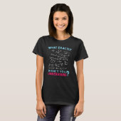 Physik Math Formel Joke T-Shirt (Vorne ganz)