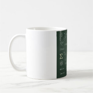 Physik & Mathe-Wandtafel-Tasse   Wissenschaft Glei Kaffeetasse