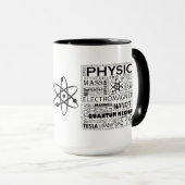 Physik mit einer Atom-Tasse Tasse (VorderseiteRechts)