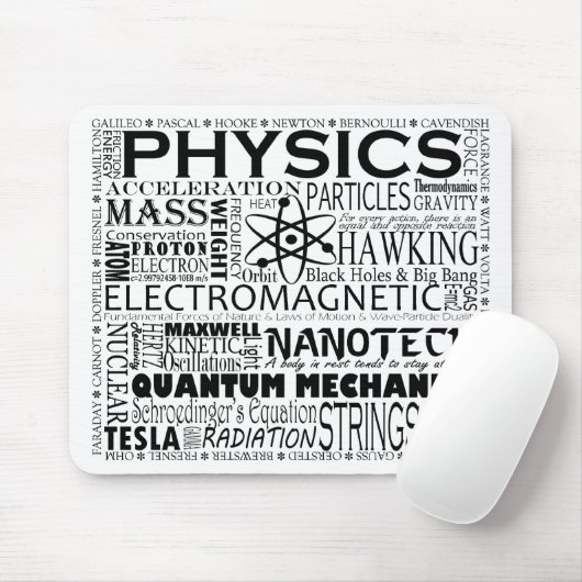 Physik Mousepad (Mit Mouse)