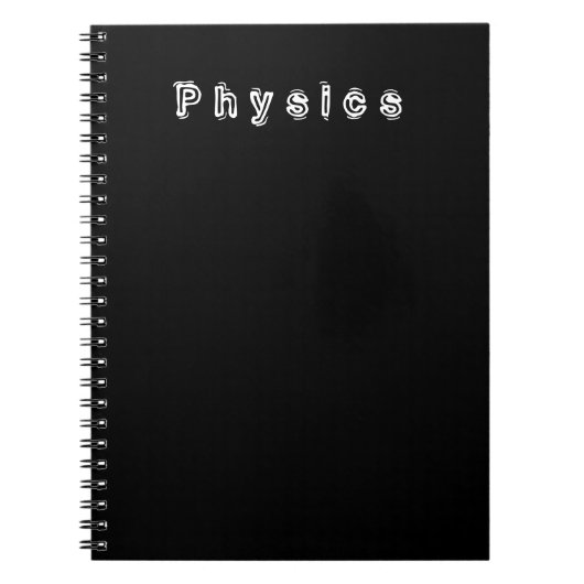Physik Notizblock (Vorderseite)
