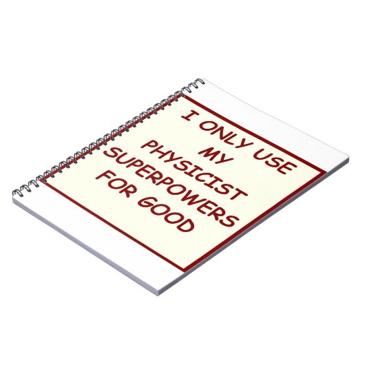 Physik Notizblock (Linke Seite)