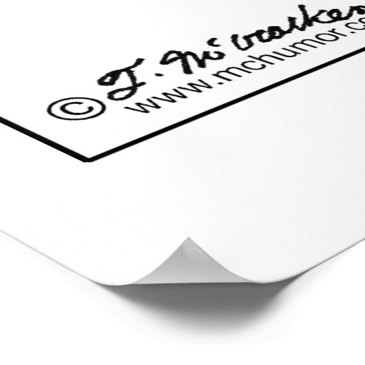 Physik oder Sozialwissenschaft? Poster (Ecke)