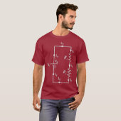 Physik - OHMS-Recht Elektrotechnik und T-Shirt (Vorne ganz)
