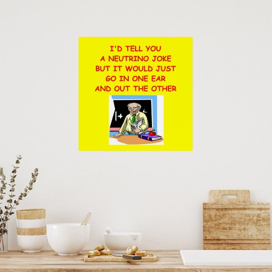 Physik Poster (Küche)