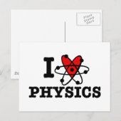 Physik Postkarte (Vorne/Hinten)