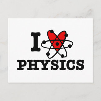 Physik Postkarte