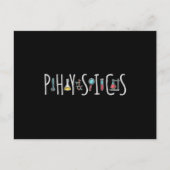 Physik Postkarte (Vorderseite)