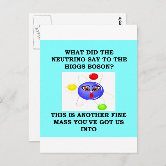 Physik Postkarte (Vorne/Hinten)