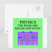 PHYSIK POSTKARTE (Vorne/Hinten)