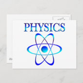 Physik Postkarte (Vorne/Hinten)