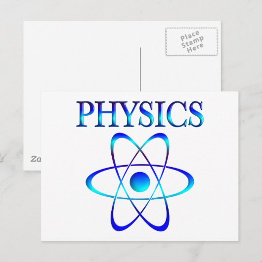Physik Postkarte (Vorne/Hinten)