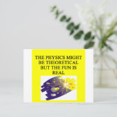 PHYSIK POSTKARTE (Stehend Vorderseite)