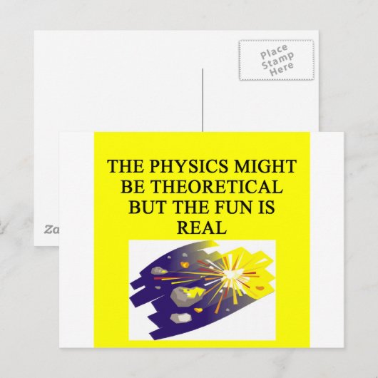 PHYSIK POSTKARTE (Vorne/Hinten)