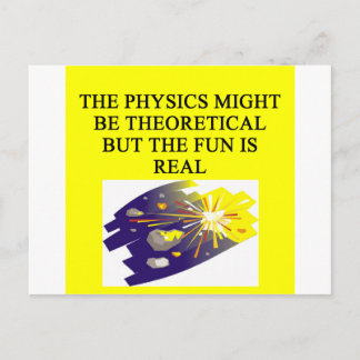 PHYSIK POSTKARTE