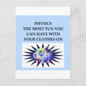 PHYSIK POSTKARTE (Vorderseite)