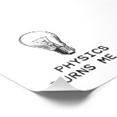 Physik schaltet mich ein fotodruck (Ecke)