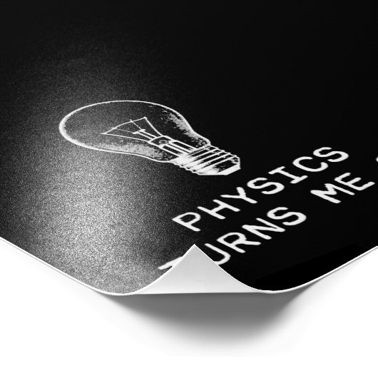 Physik schaltet mich ein fotodruck (Ecke)