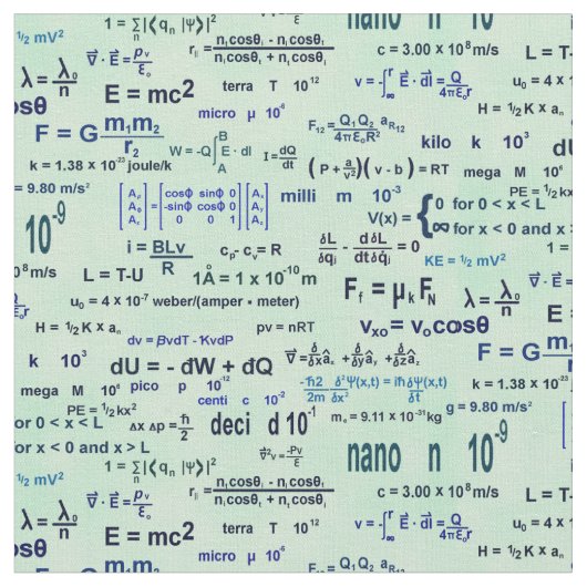 Physik Stoff (Nahaufnahme)