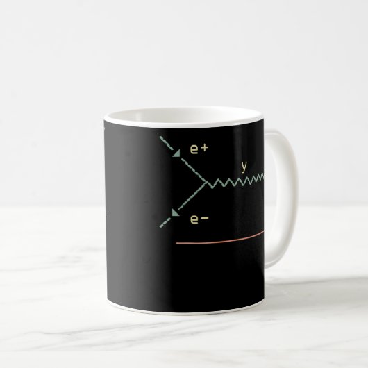 Physik-Symbol Wissenschaft Gleichung Zukunft Physi Kaffeetasse (VorderseiteRechts)