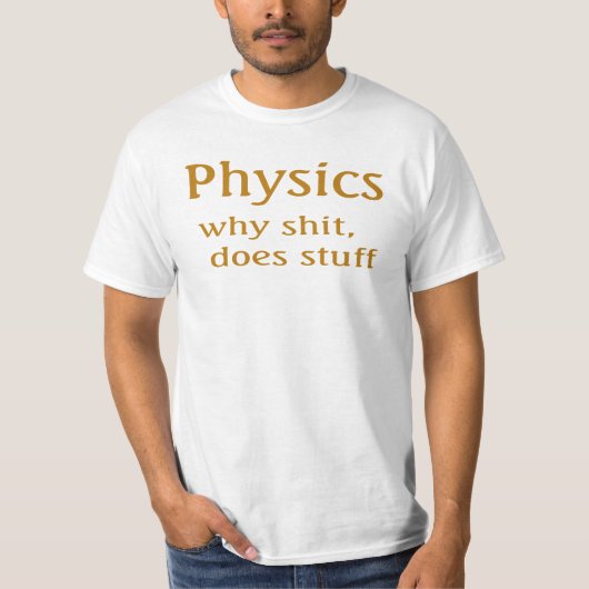 Physik T-Shirt (Vorderseite)