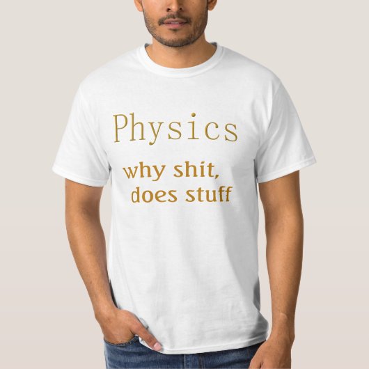 Physik T-Shirt (Vorderseite)
